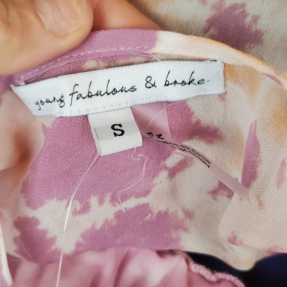 Young fabulous & broke tie dye dress size small - Picture 3 of 13